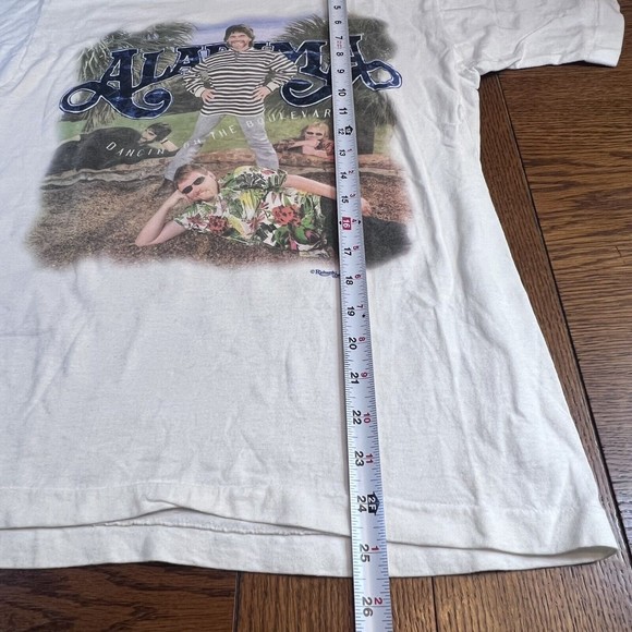 Vtg 1996 Alabama Dancin On The Boulevard  Band T-Shirt M Single Stitch - Picture 7 of 9
